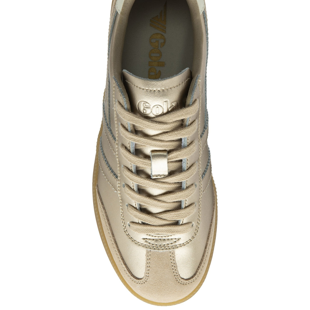 VIPER METALLIC TRAINER GOLD/GUM
