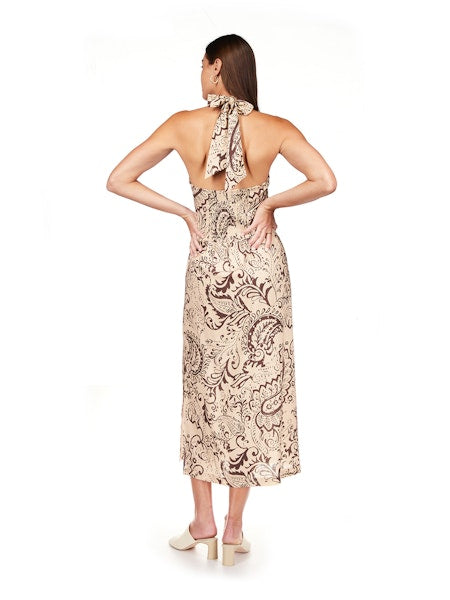 HAVANA NIGHTS HALTER DRESS