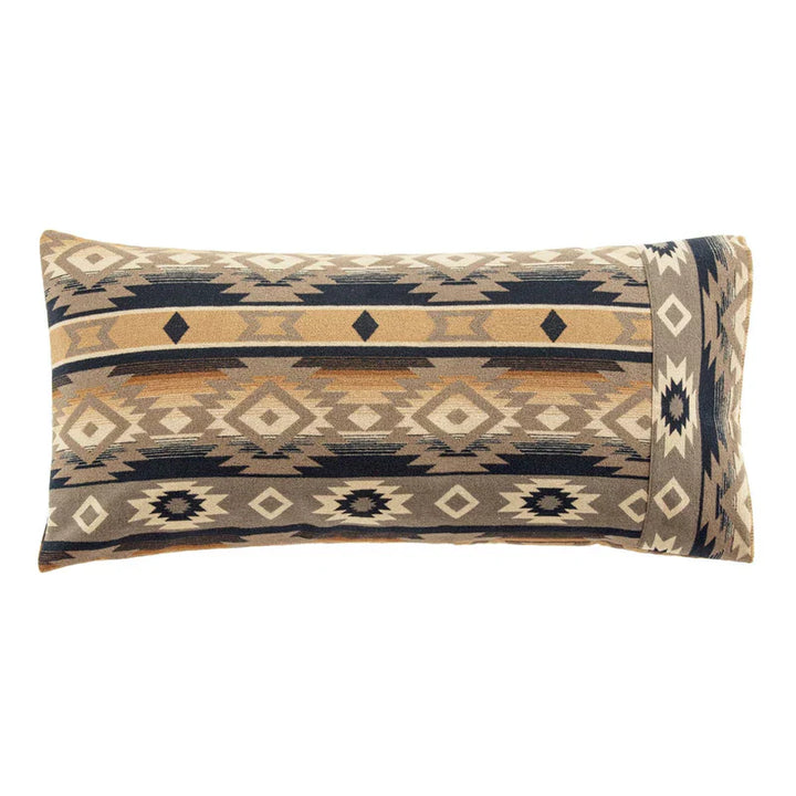 PASEO ROAD TAOS WOOL BLEND SELF CUFF PILLOWCASE, STANDARD