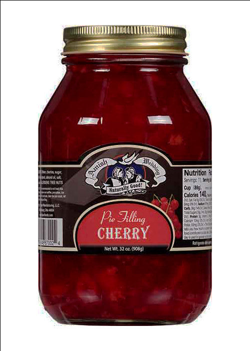 Amish Wedding Cherry Pie Filling 32oz Hill Country Amish