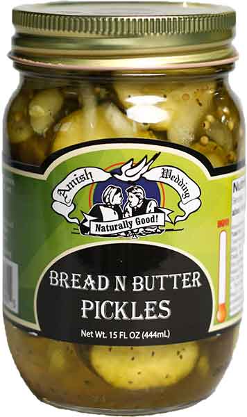 Bread N' Butter Pickles 15oz Hill Country Amish