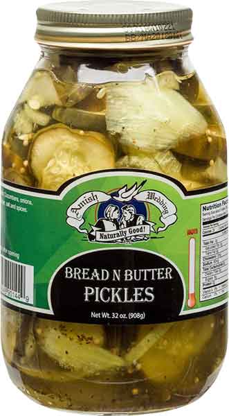 Bread N' Butter Pickles 32oz Hill Country Amish