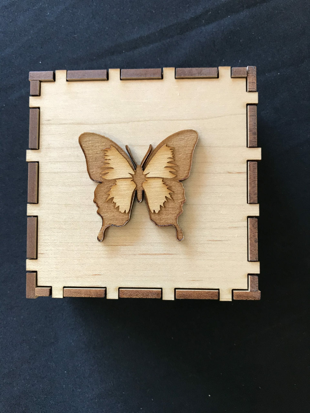 Butterfly Wooden Box Hill Country Amish