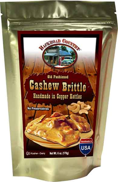 Cashew Brittle 5oz Hill Country Amish