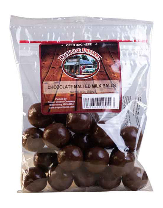 Chocolate Malt Balls 9oz Hill Country Amish