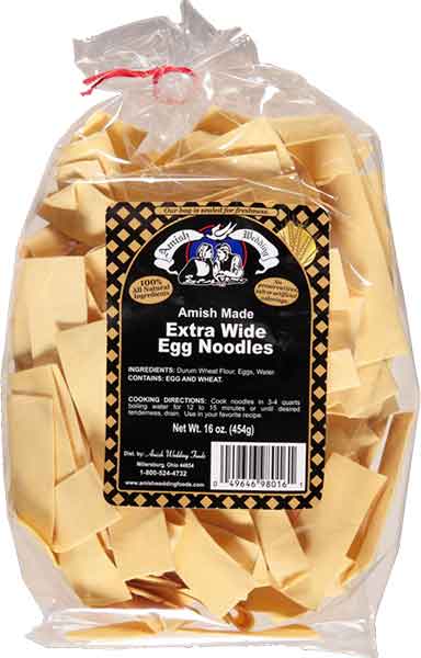 Extra Wide Egg Noodles 16oz Hill Country Amish