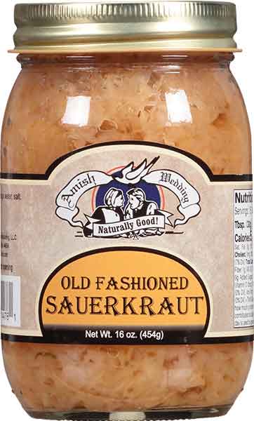 Old Fashioned Sauerkraut 16oz Hill Country Amish