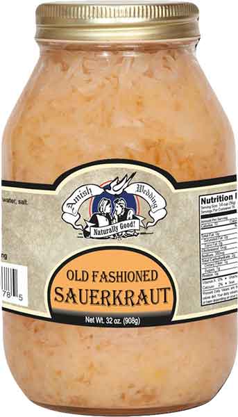 Old Fashioned Sauerkraut 32oz Hill Country Amish