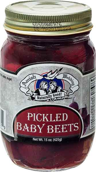 Pickled Baby Beets 15oz Hill Country Amish