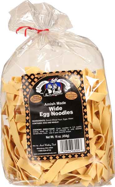 Wide Egg Noodles 16oz Hill Country Amish
