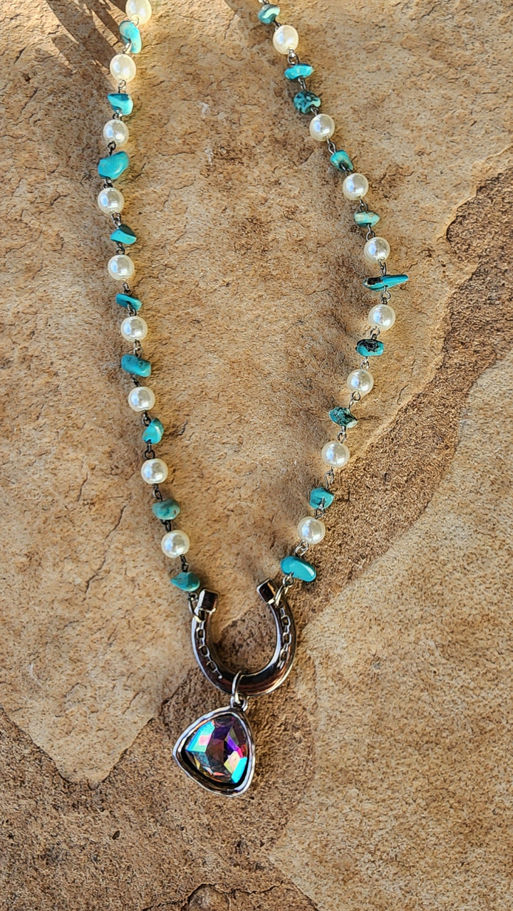 Horseshoe Pendant Necklace