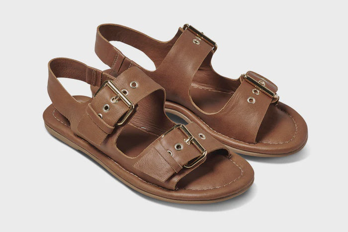 HUET LEATHER SLIDE SANDAL