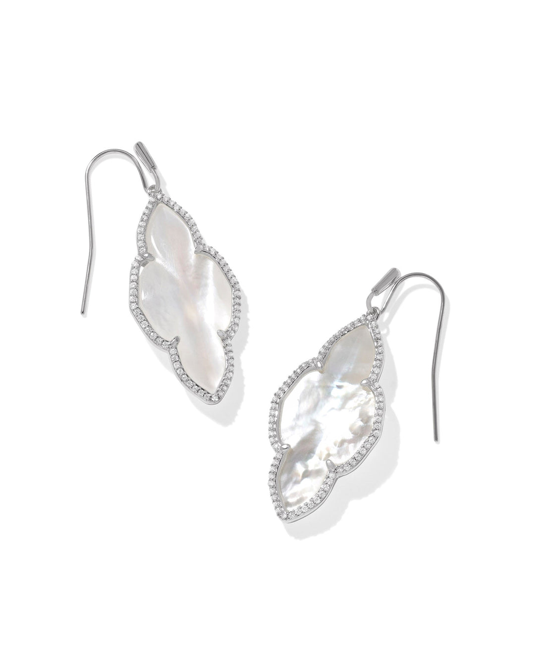 ABBIE PAVE FRAME DROP EARRINGS