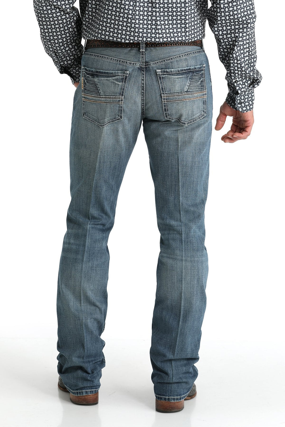 CINCH MEN'S SLIM FIT IAN JEANS- MEDIUM STONEWASH - AUG 24