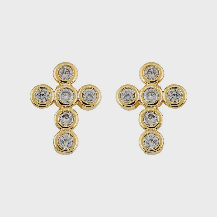 MIMI MINI CROSS STUDS