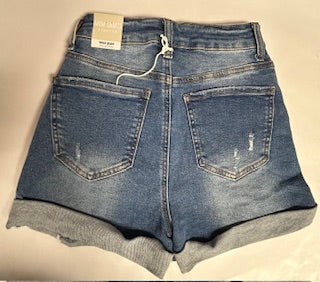 Distressed Mom Shorts