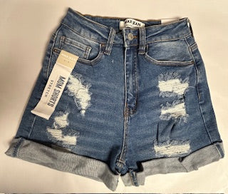 Distressed Mom Shorts