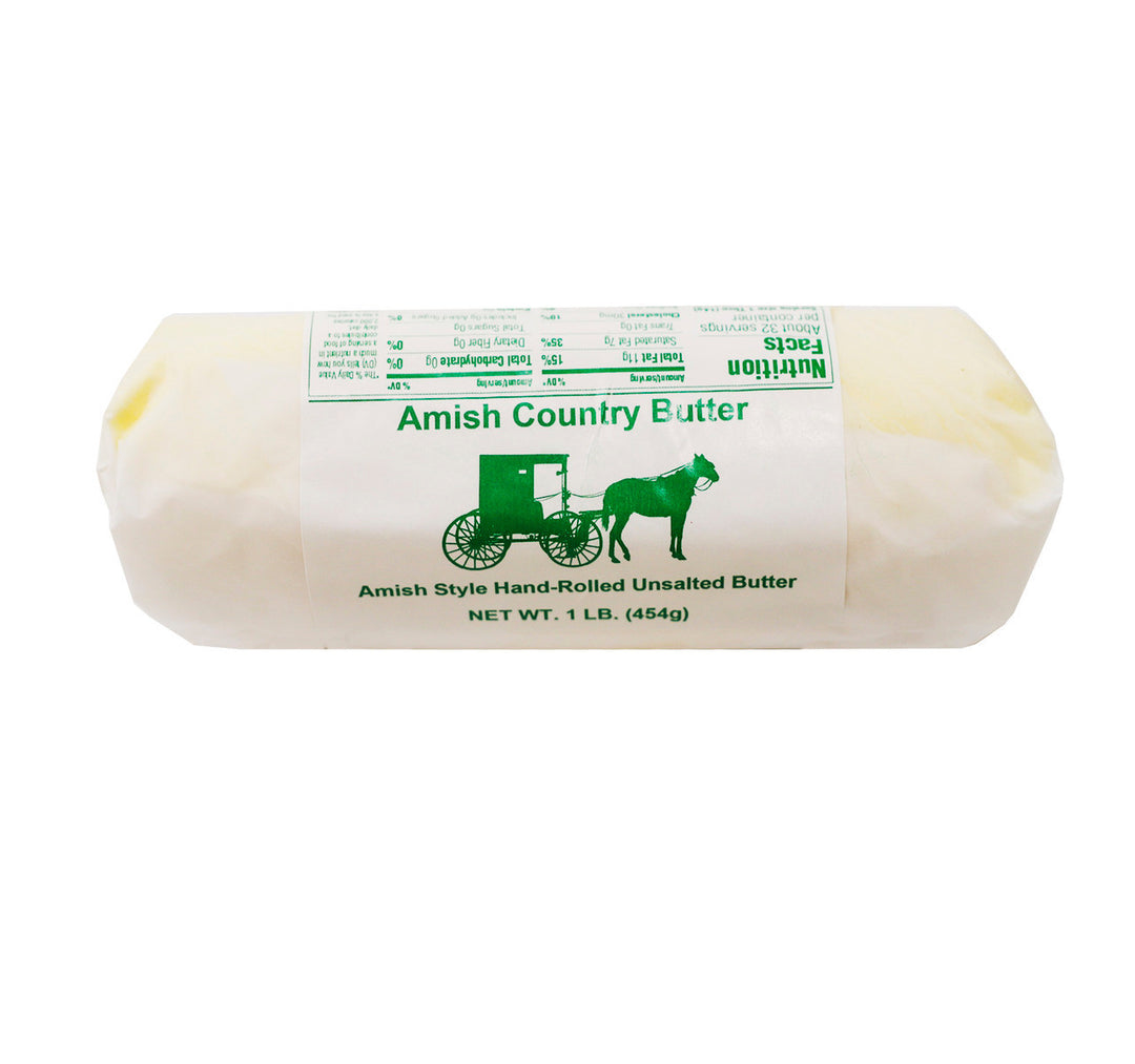 Amish Country Roll Butter Unsalted 1lb