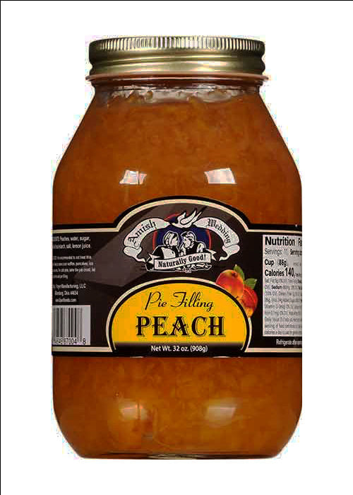 Amish Wedding Peach Pie Filling 32oz