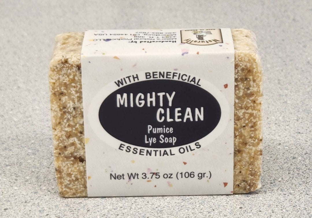 Mighty Clean Pumice Lye Bar Soap