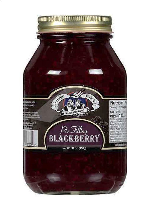 Amish Wedding Blackberry Pie Filling 32oz