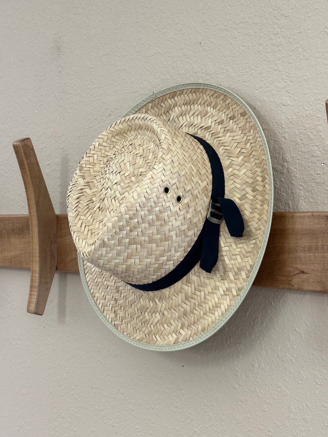 Palm Straw Amish Hat with Black Headband