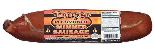 Summer Sausage Pit smoked