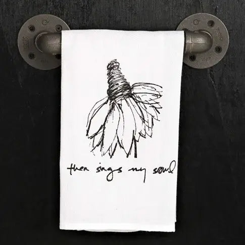 Kitchen Towel "Then Sings My Soul"