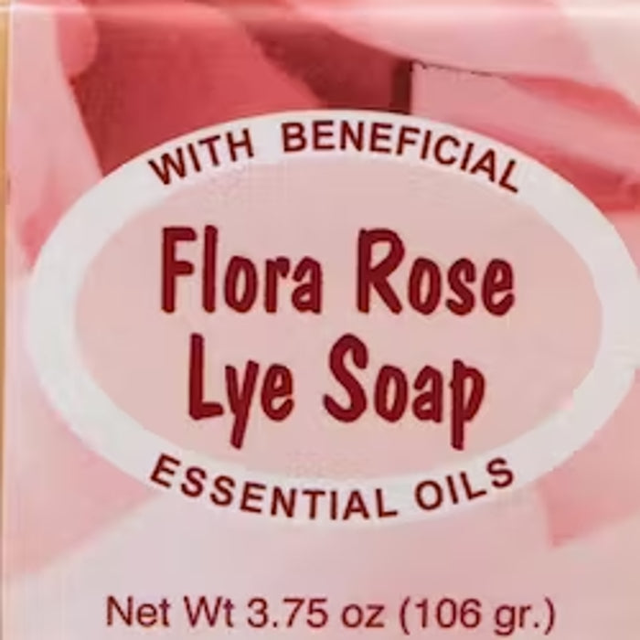 Flora Rose Lye Bar Soap