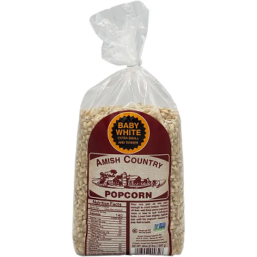 Amish Country 2lb Popcorn Baby White
