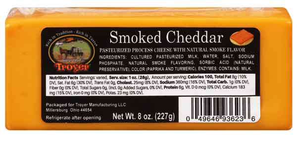 Smoked Cheddar Shelf Stable Cheese Bar 8oz