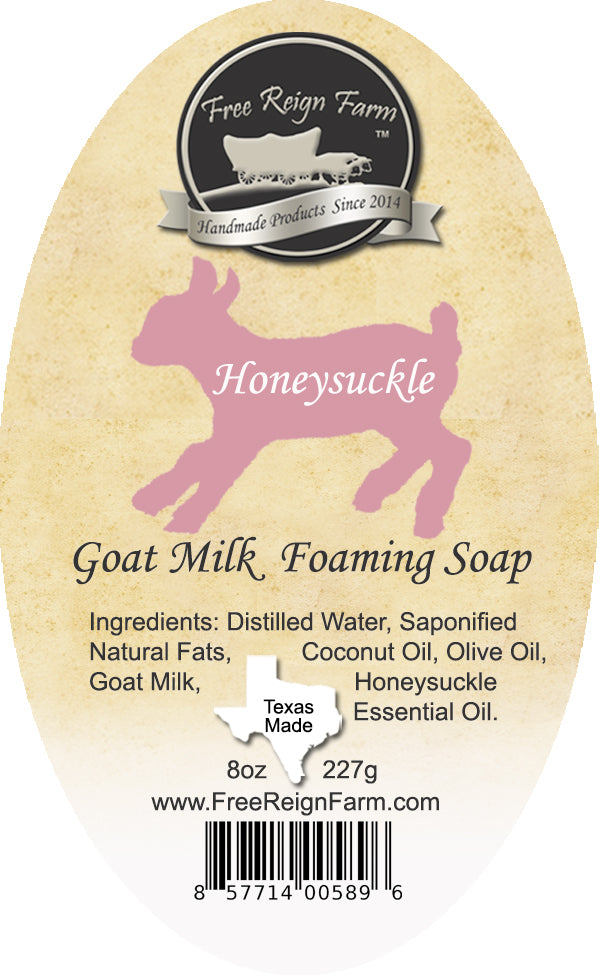 Honeysuckle Foaming Soap