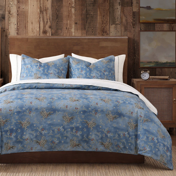 LEE WESTERN WASHED DENIM BEDDING SET - TWIN