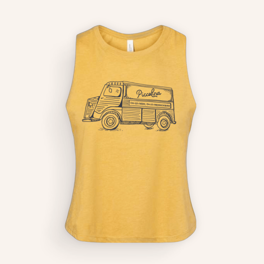 Piccolina Truck Racerback Tank | Mustard Piccolina