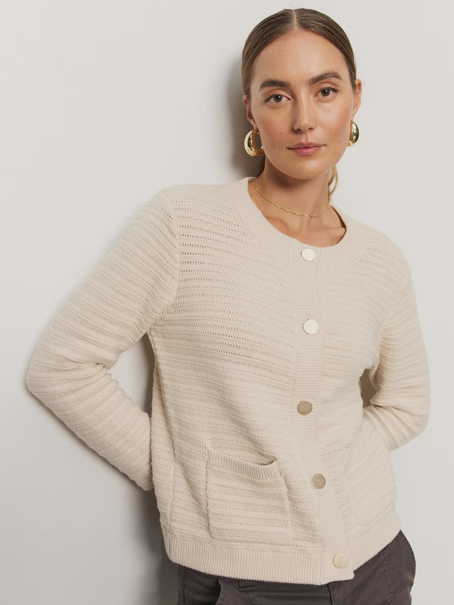 POINTELLE KNITTED JACKET