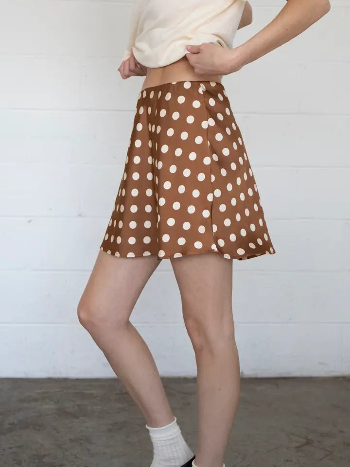 POLKA DOT MINI SKIRT