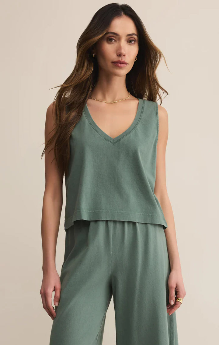 SLOANE V NECK TOP