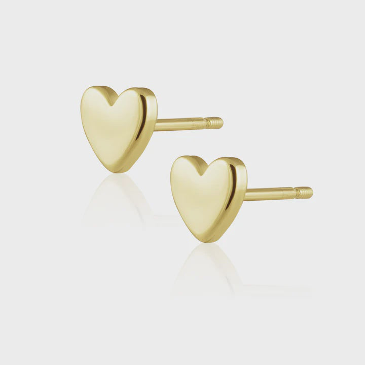 SOLID HEART STUDS