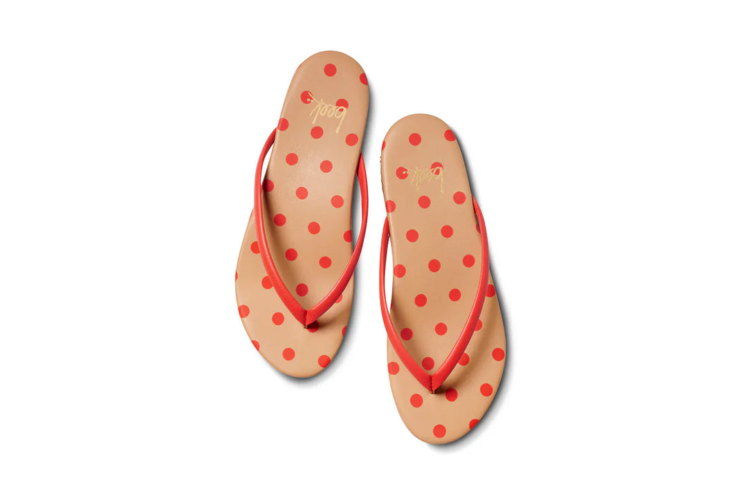 SUNBEAM LEATHER POLKA DOT SANDAL