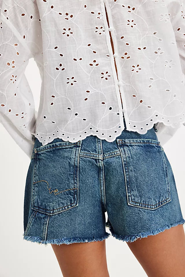 NOW OR NEVER DENIM SHORT