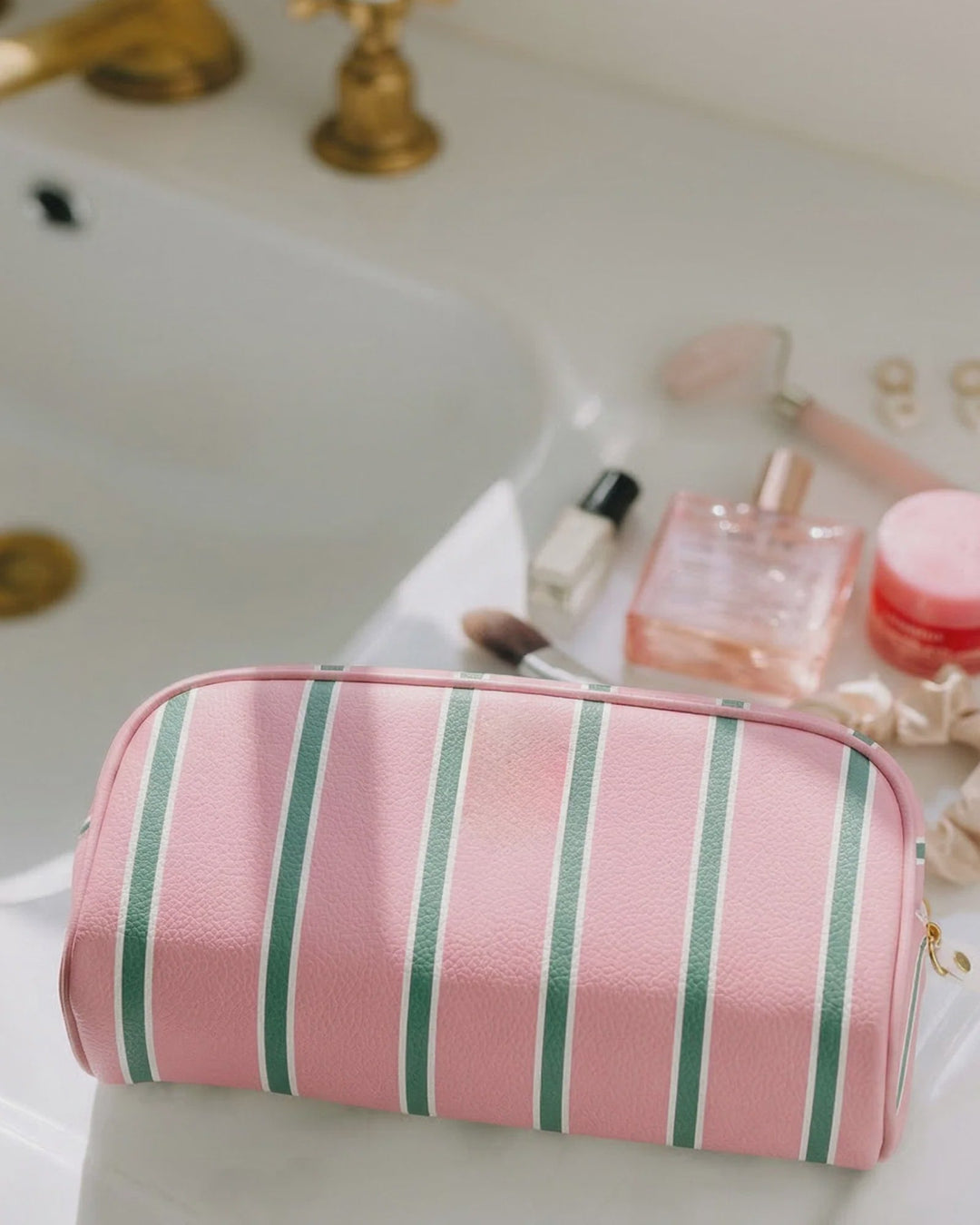 THE PETITE ACCESSORY BAG TAILORED STRIPE
