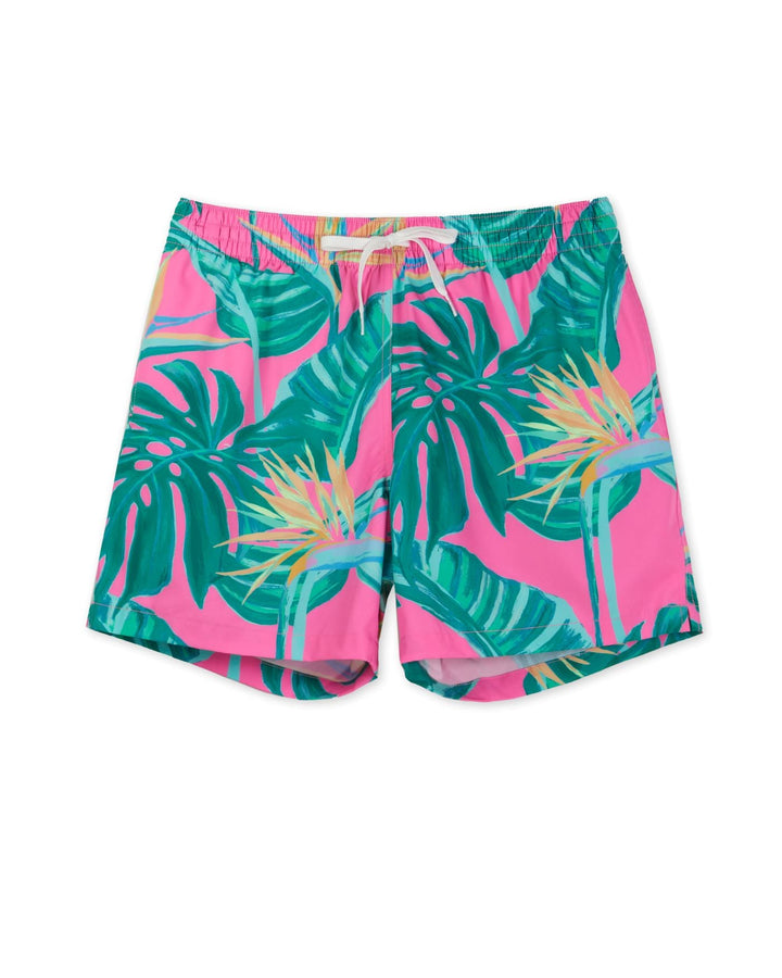 5.5" BIRDS OF PARADISE CLASSIC LINED SWIM TRUNK