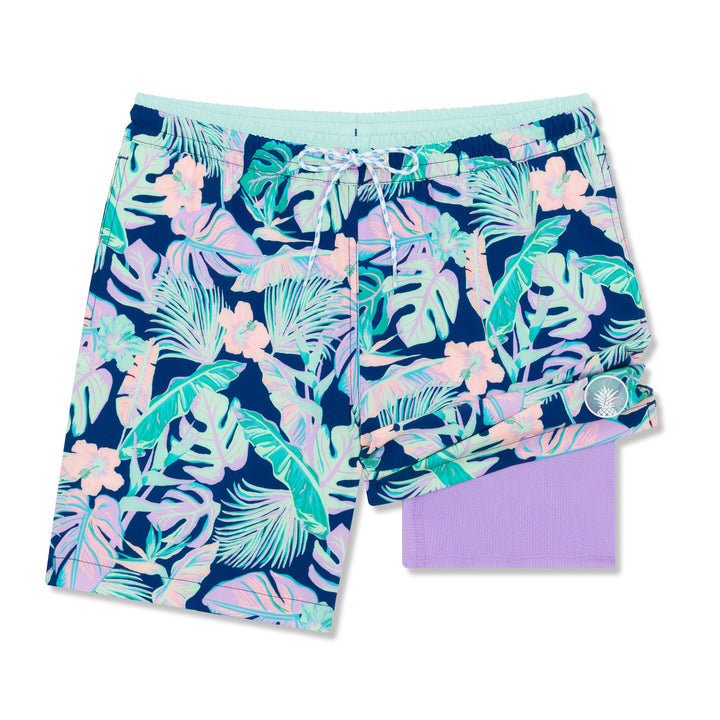 THE NIGHT FAUNAS CLASSIC LINED SWIM TRUNK