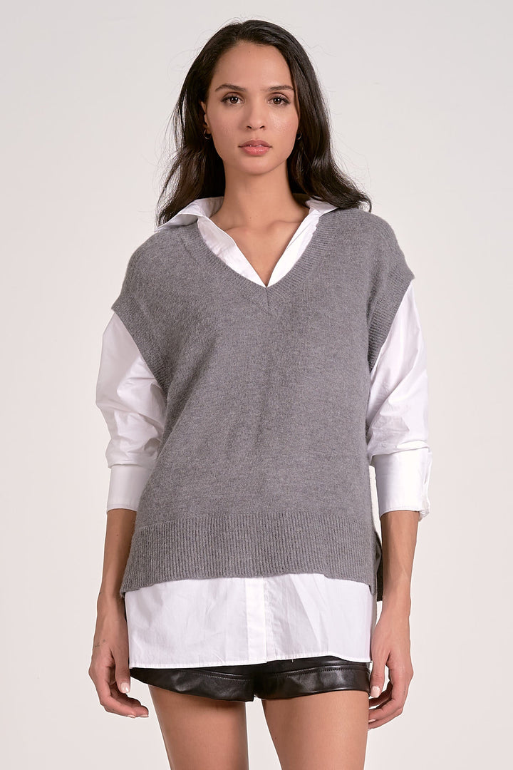 SWEATER VEST/SHIRT