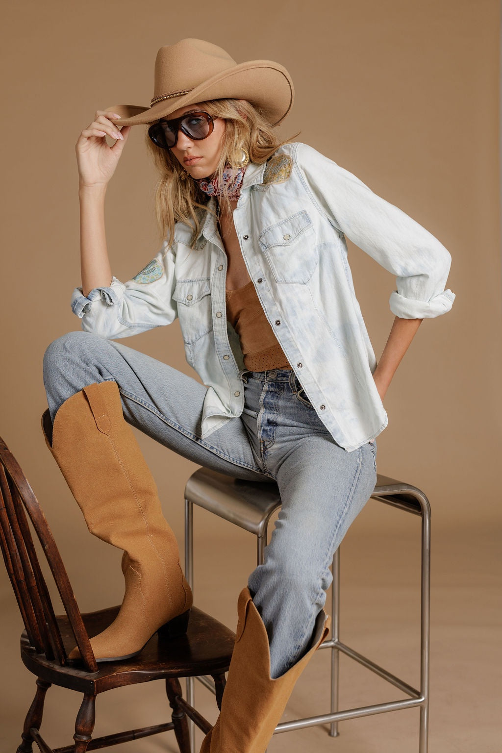 DENIM CHAMBRAY SHIRT