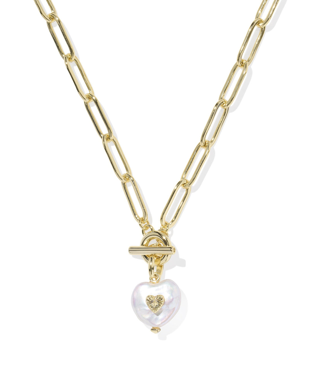 SASHA HEART SHRT PNDT NECKLACE