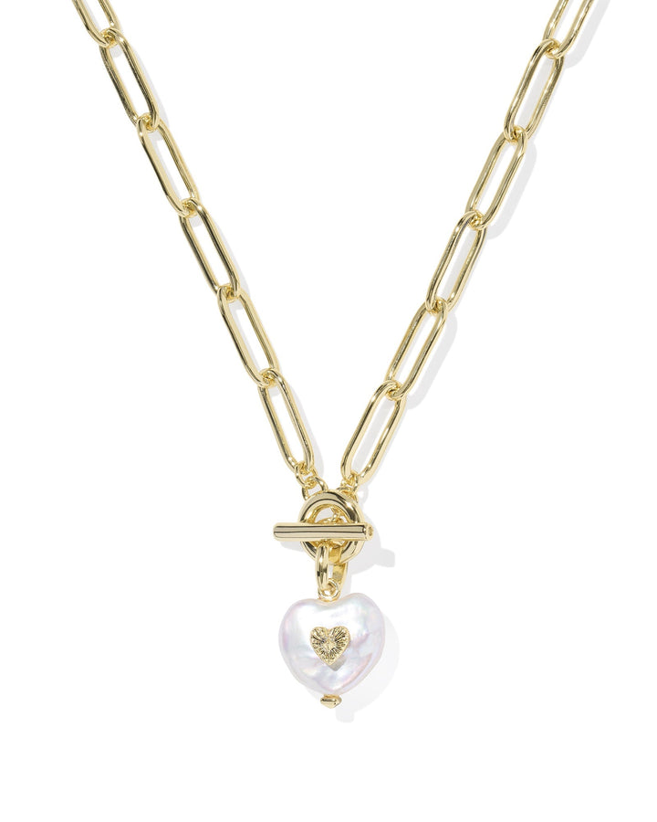 SASHA HEART SHRT PNDT NECKLACE