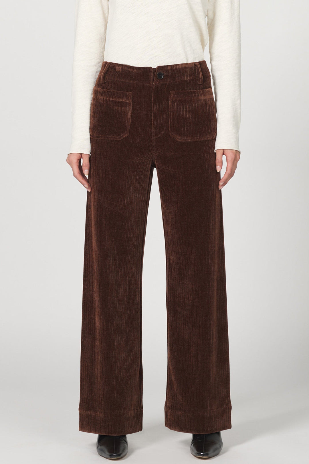 AUDREY WIDE LEG PANT CORDUROY 55E322CIO