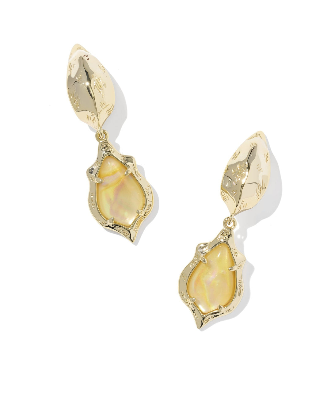 ADRIANA SCALLOP FRAMED HUGGIE