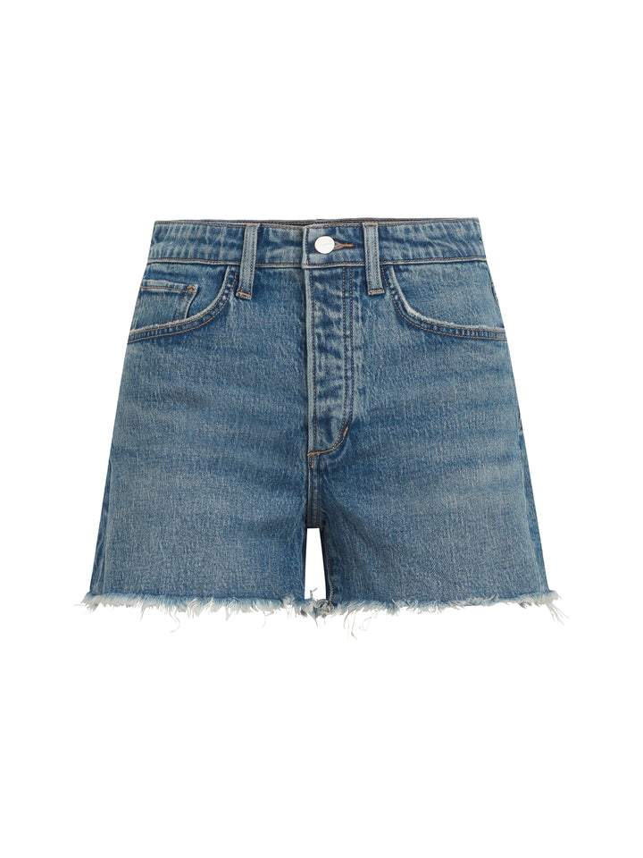 THE JESSIE RELAXED SHORT W/FRAY NOT YOUR BABE